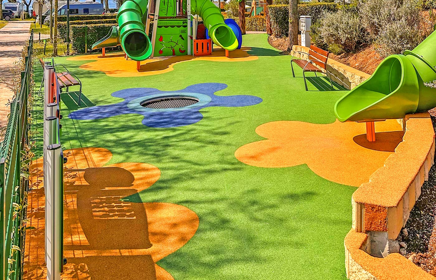 Attrezzature Parco Giochi - Pavimento in Gomma da Esterno