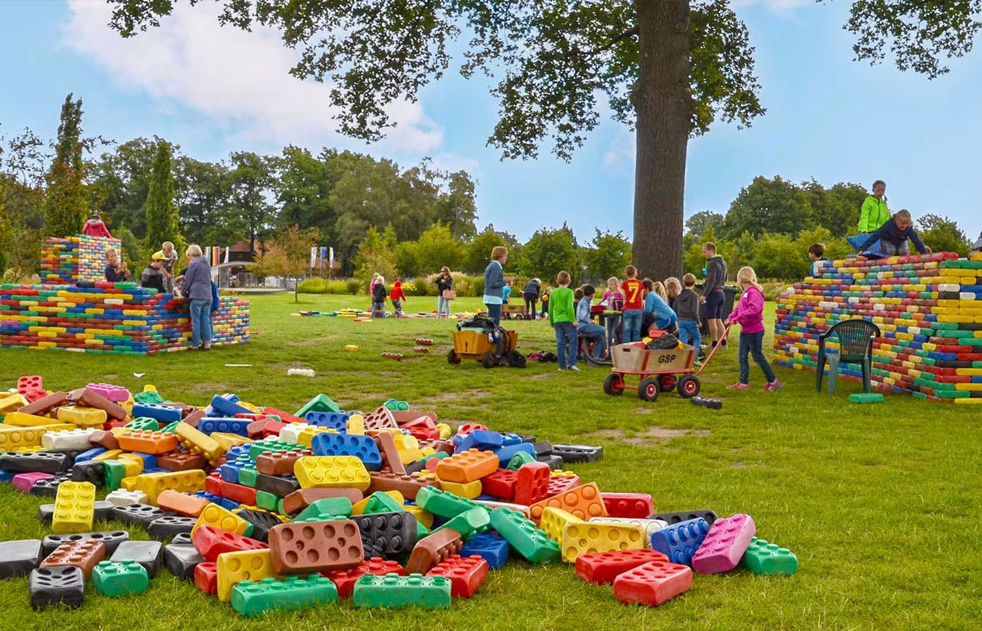 Mattoncini Lego Giganti per Area Giochi