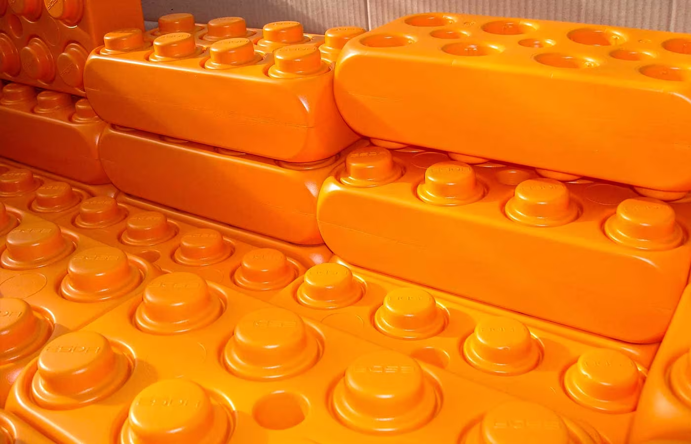 Mattoncini Lego Giganti per Area Giochi