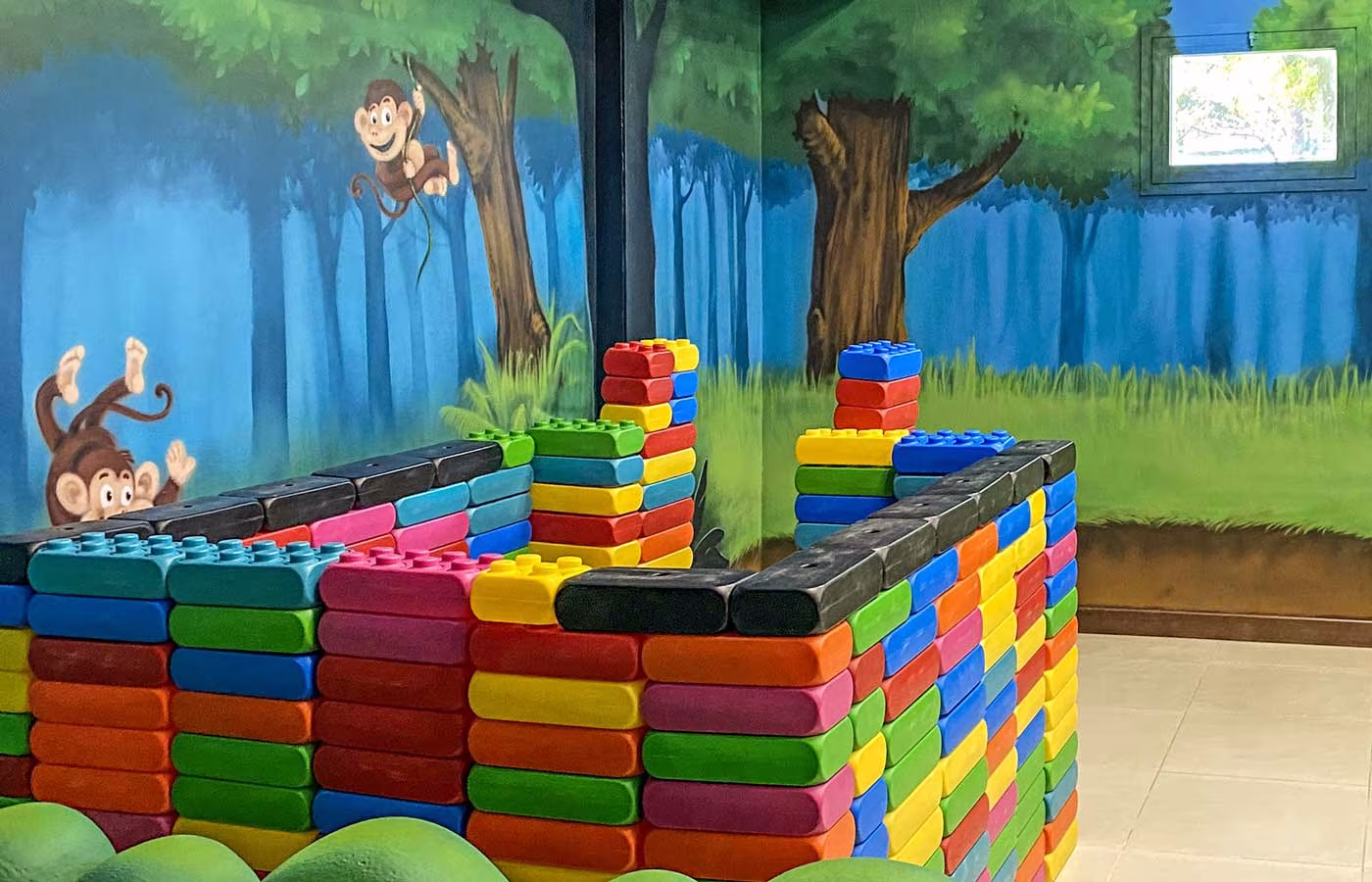 Mattoncini Lego Giganti per Area Giochi