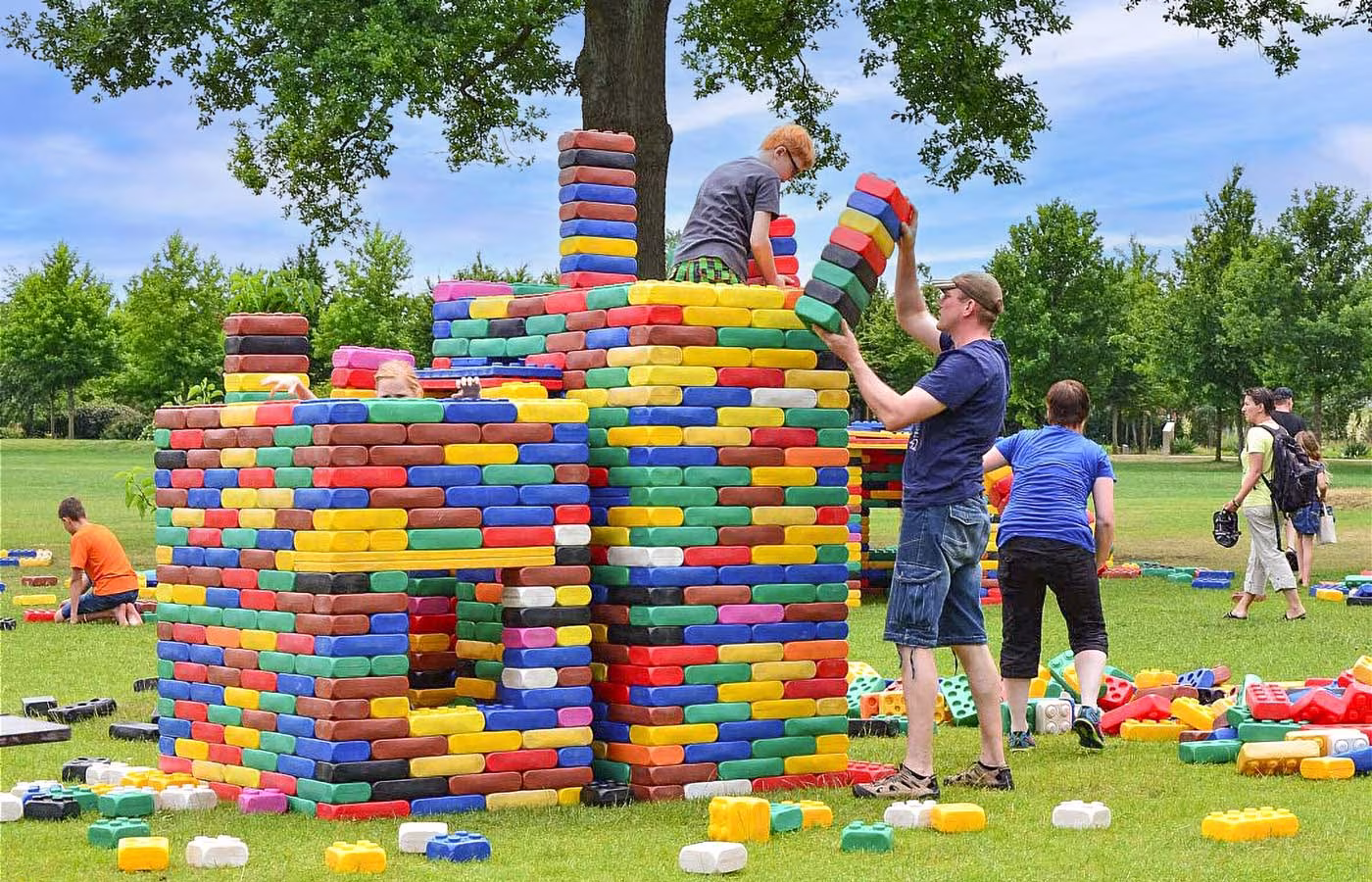 Mattoncini Lego Giganti per Area Giochi