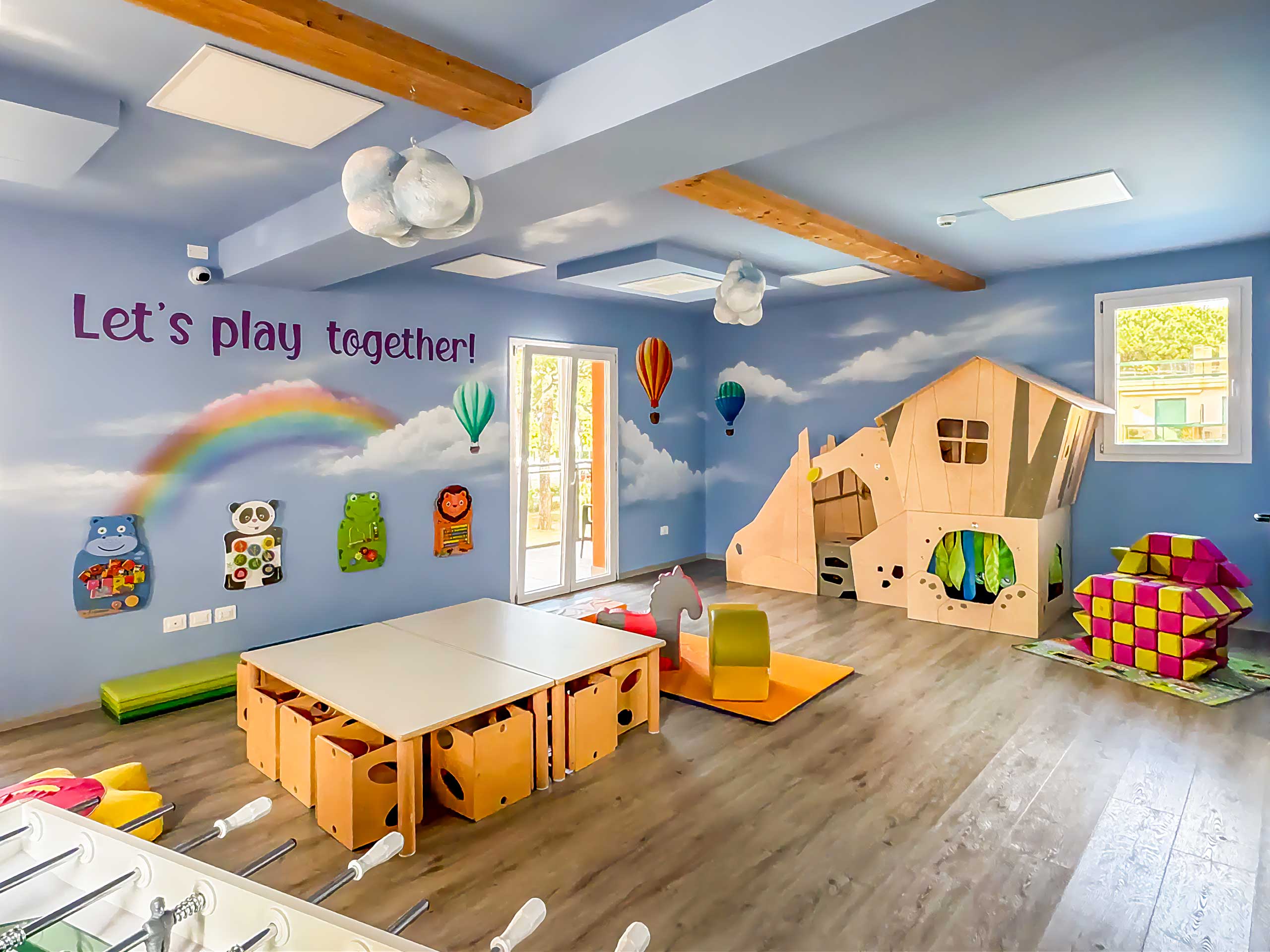 Allestimento Stanza Giochi per Hotel e Residence