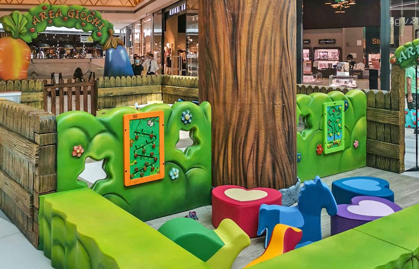 Realizzazione Area Giochi per Centri Commerciali e Negozi