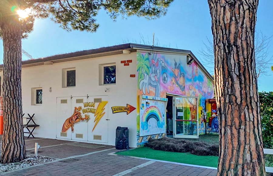 Realizzazione Miniclub Outdoor per Camping - Prima