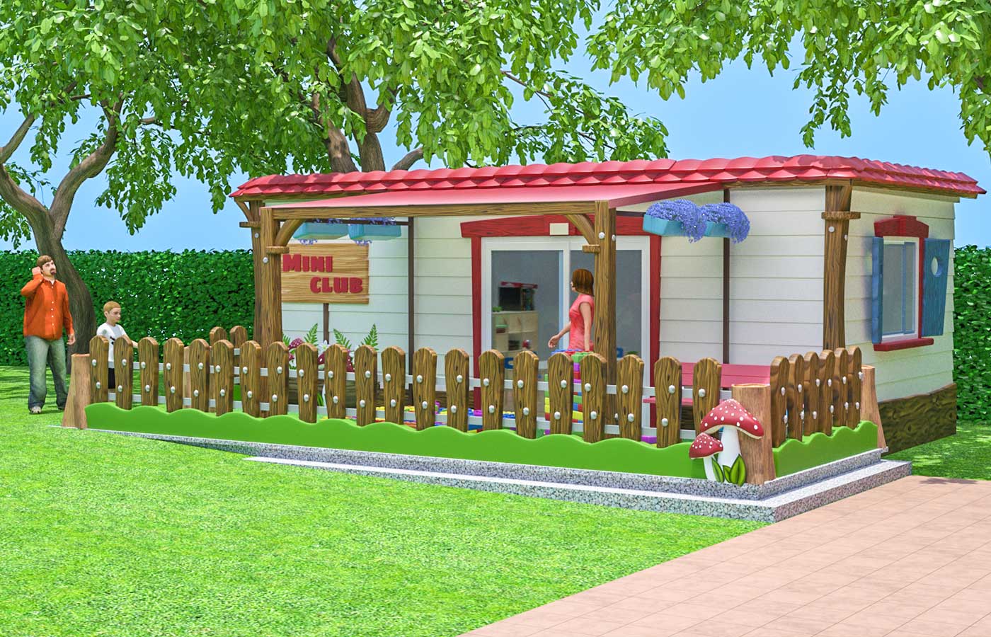 Progettazione Mini Club all'Aperto per Bambini