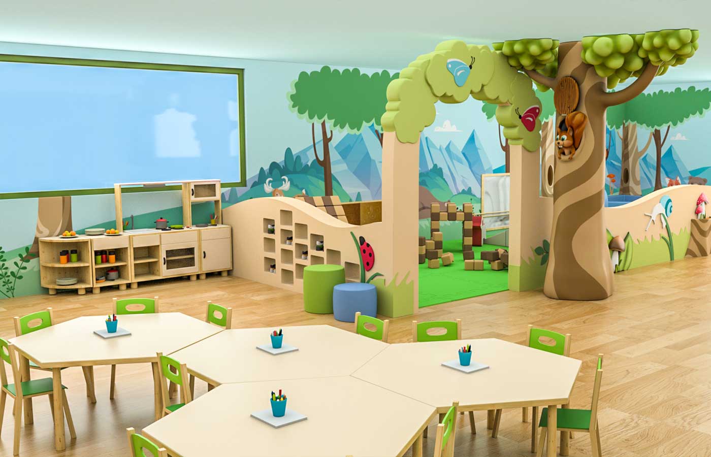 Progettazione Stanza Giochi per Bambini